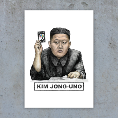 Kim Jong-Uno - Art Print