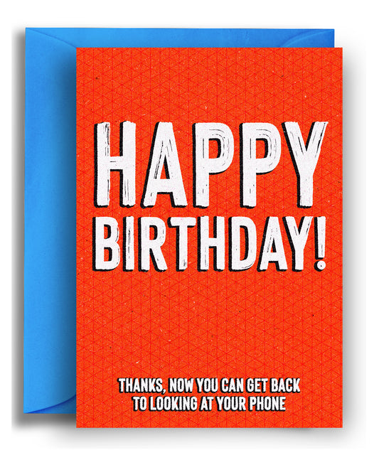 Looking At Your Phone