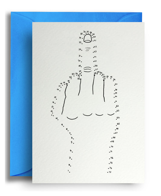 Dot to Dot Middle Finger