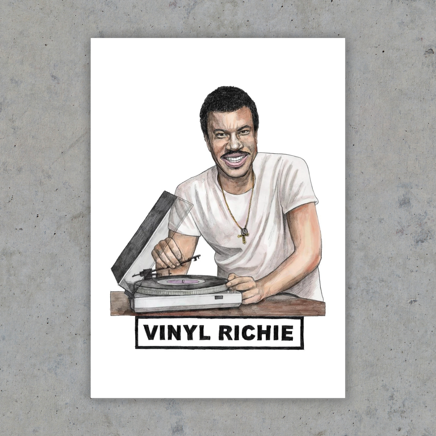 Vinyl Richie - Art Print