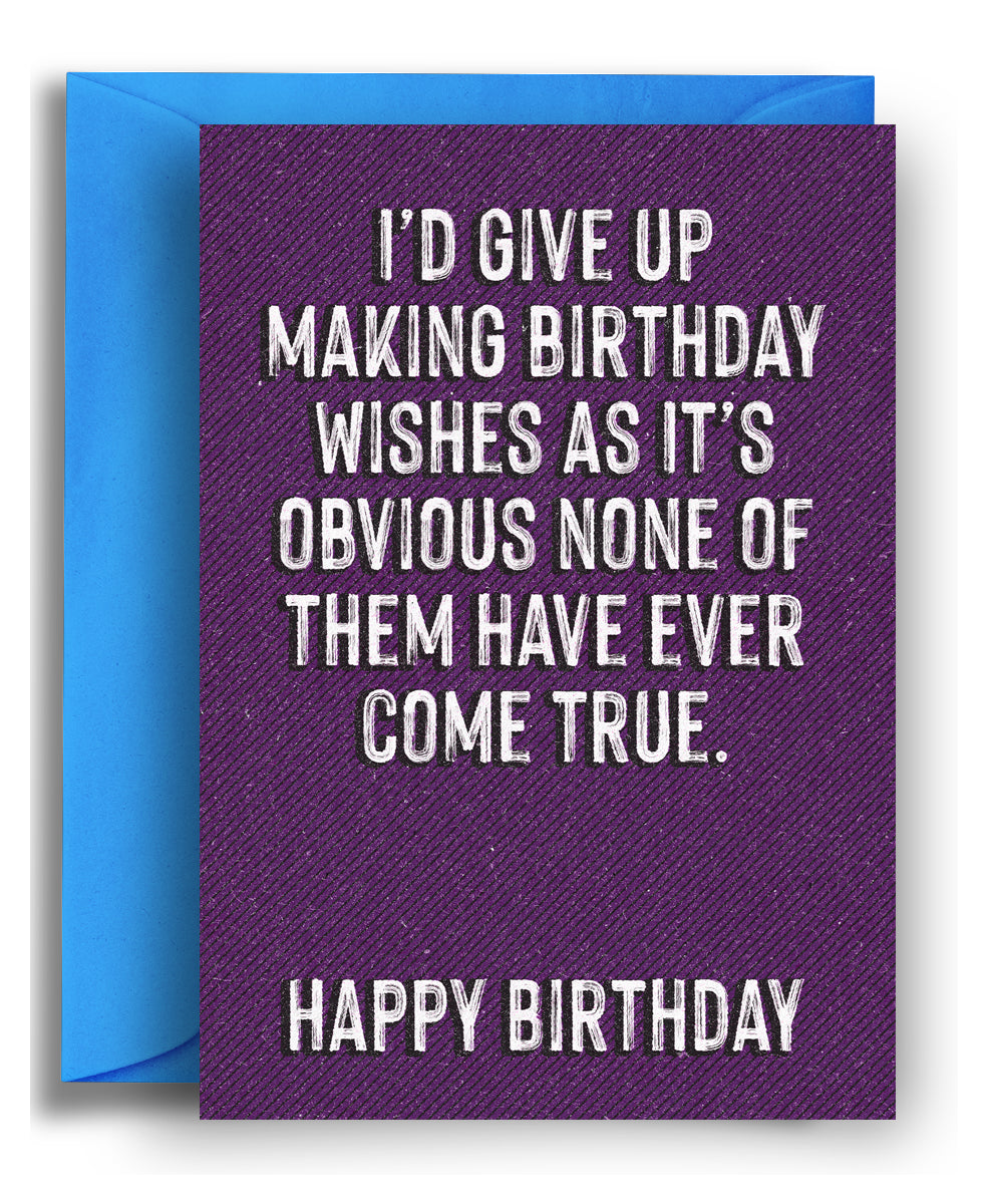 Wishes Never Come True