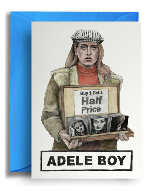 Adele Boy - Quite Good Cards Funny Birthday Card