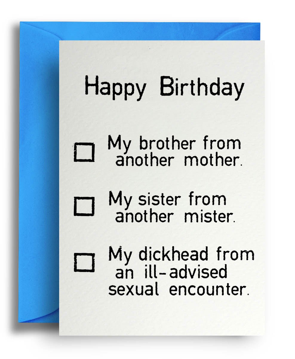 Another Mother - Quite Good Cards Funny Birthday Card