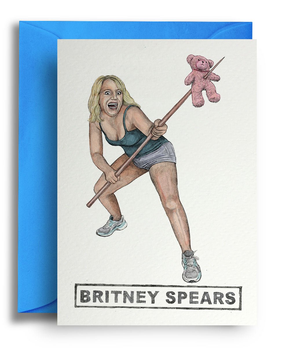 Britney Spears - Quite Good Cards Funny Birthday Card
