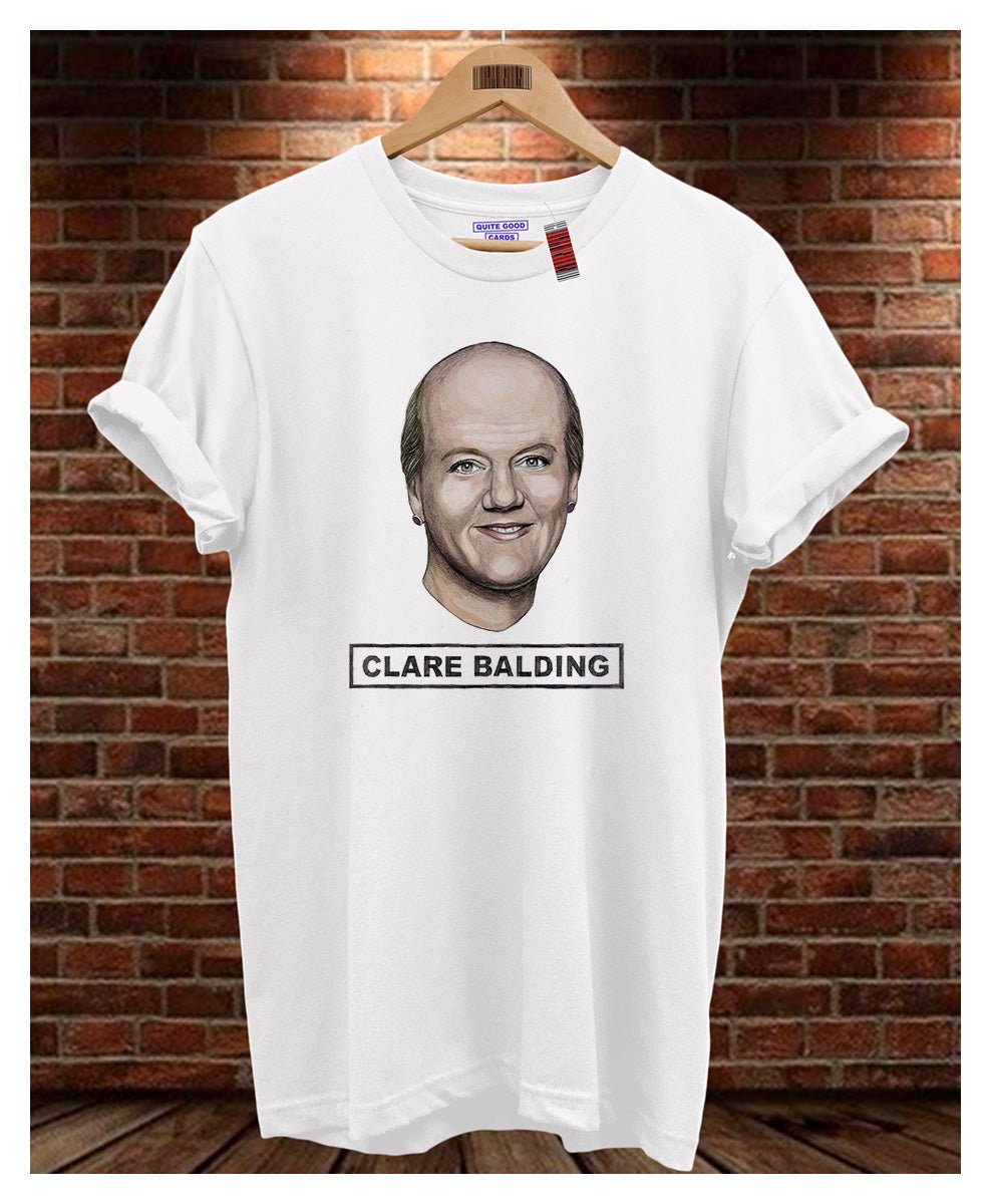 Clare Balding T-Shirt - Quite Good Cards Funny Birthday Card