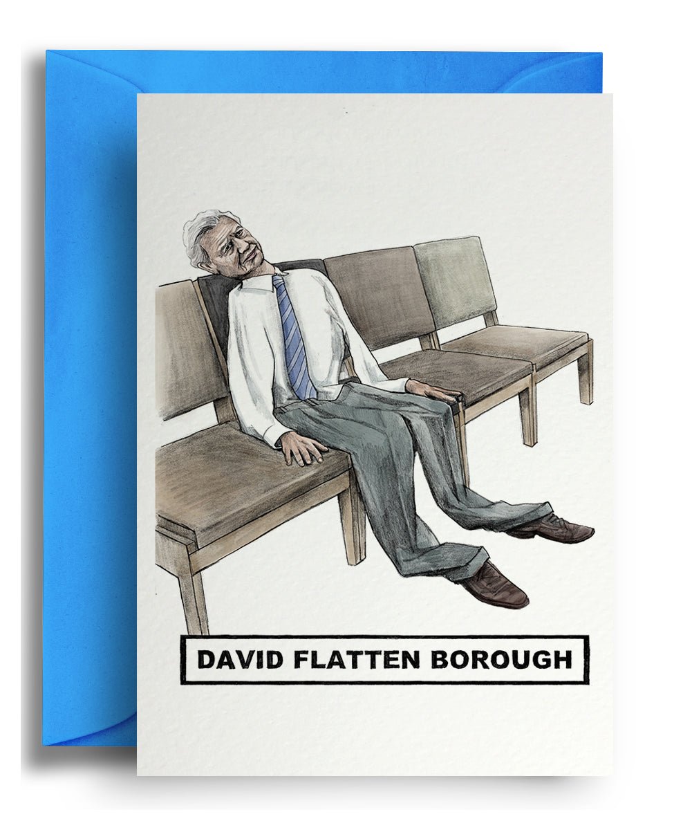 David Flatten Borough - Quite Good Cards Funny Birthday Card