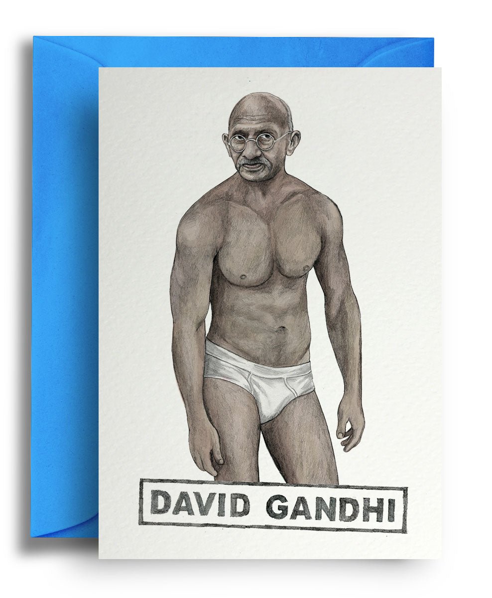 David Gandhi - Quite Good Cards Funny Birthday Card