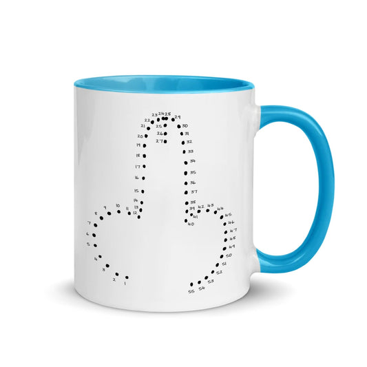 Dot to Dot Dick Ceramic Mug - Quite Good Cards Funny Birthday Card