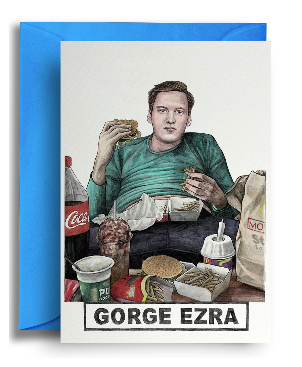Gorge Ezra - Quite Good Cards Funny Birthday Card