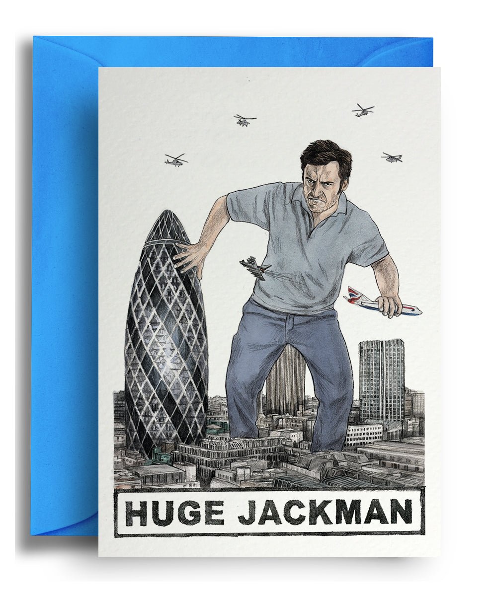 HUGE Jackman - Quite Good Cards Funny Birthday Card