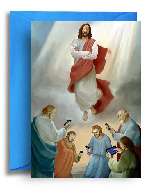 Iphone Jesus - Quite Good Cards Funny Birthday Card