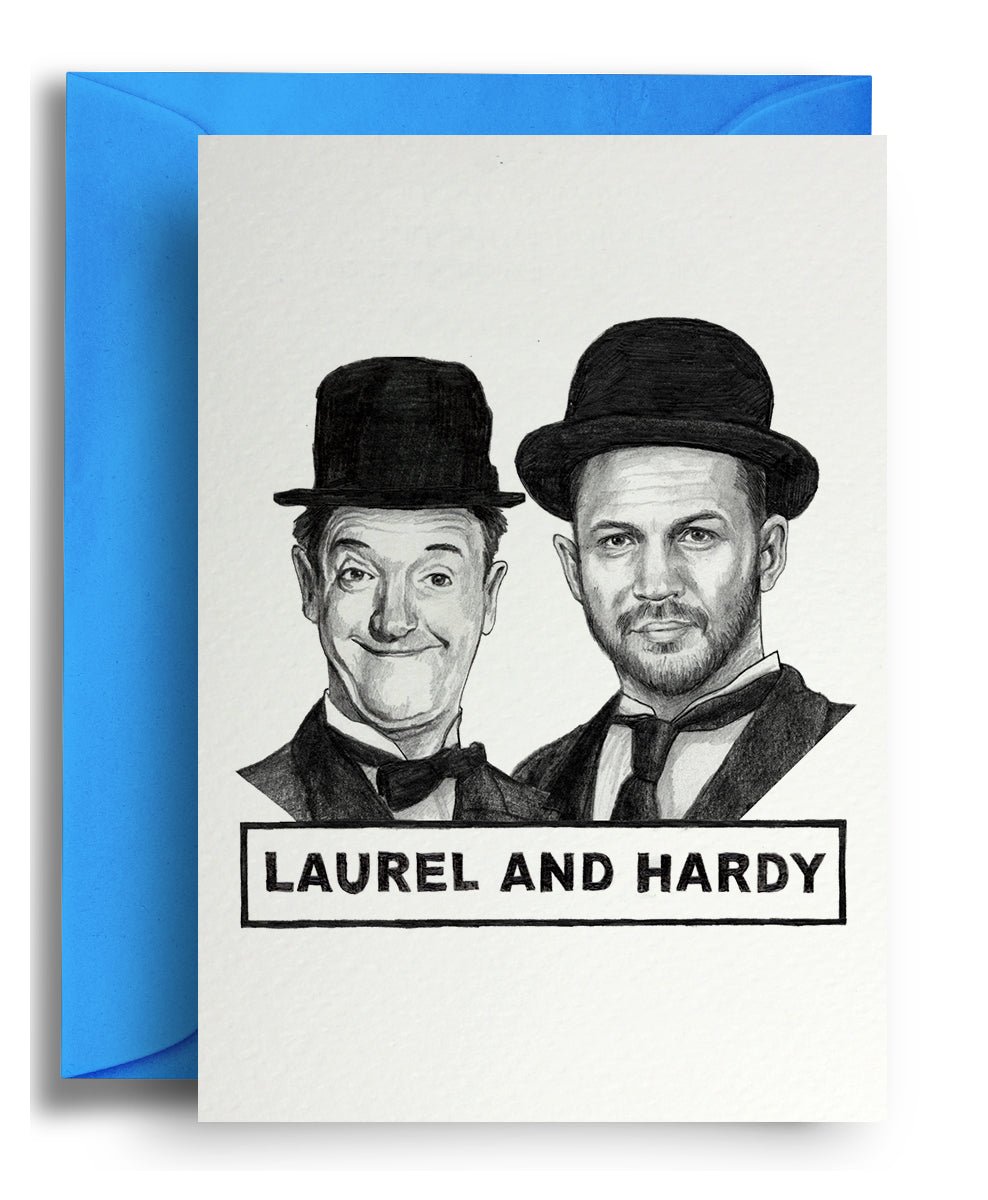 Laurel and Hardy - Quite Good Cards Funny Birthday Card