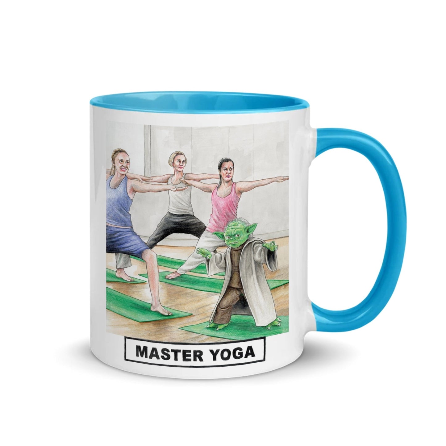 Master Yoga Ceramic Mug - Quite Good Cards Funny Birthday Card