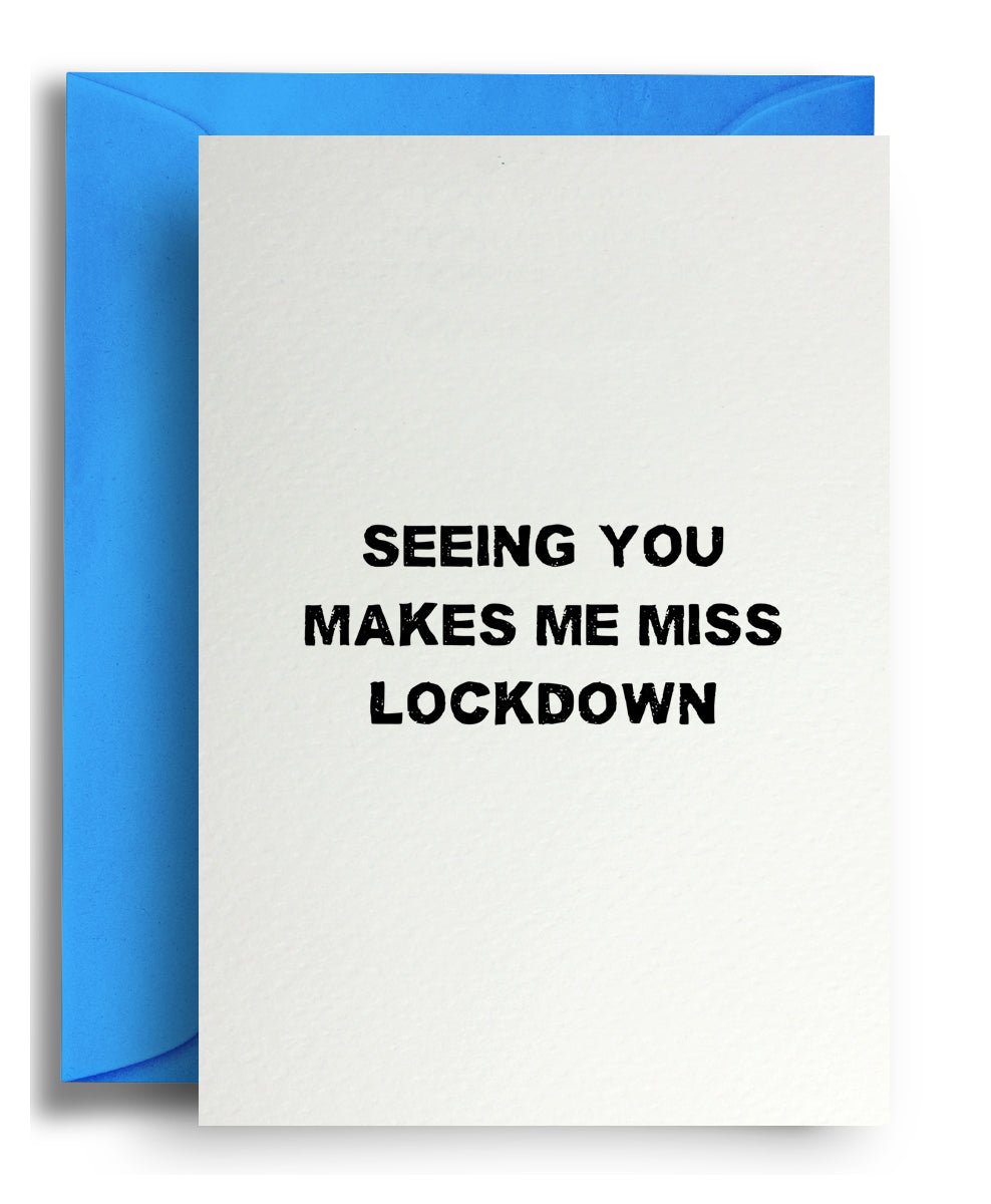 Miss Lockdown - Quite Good Cards Funny Birthday Card