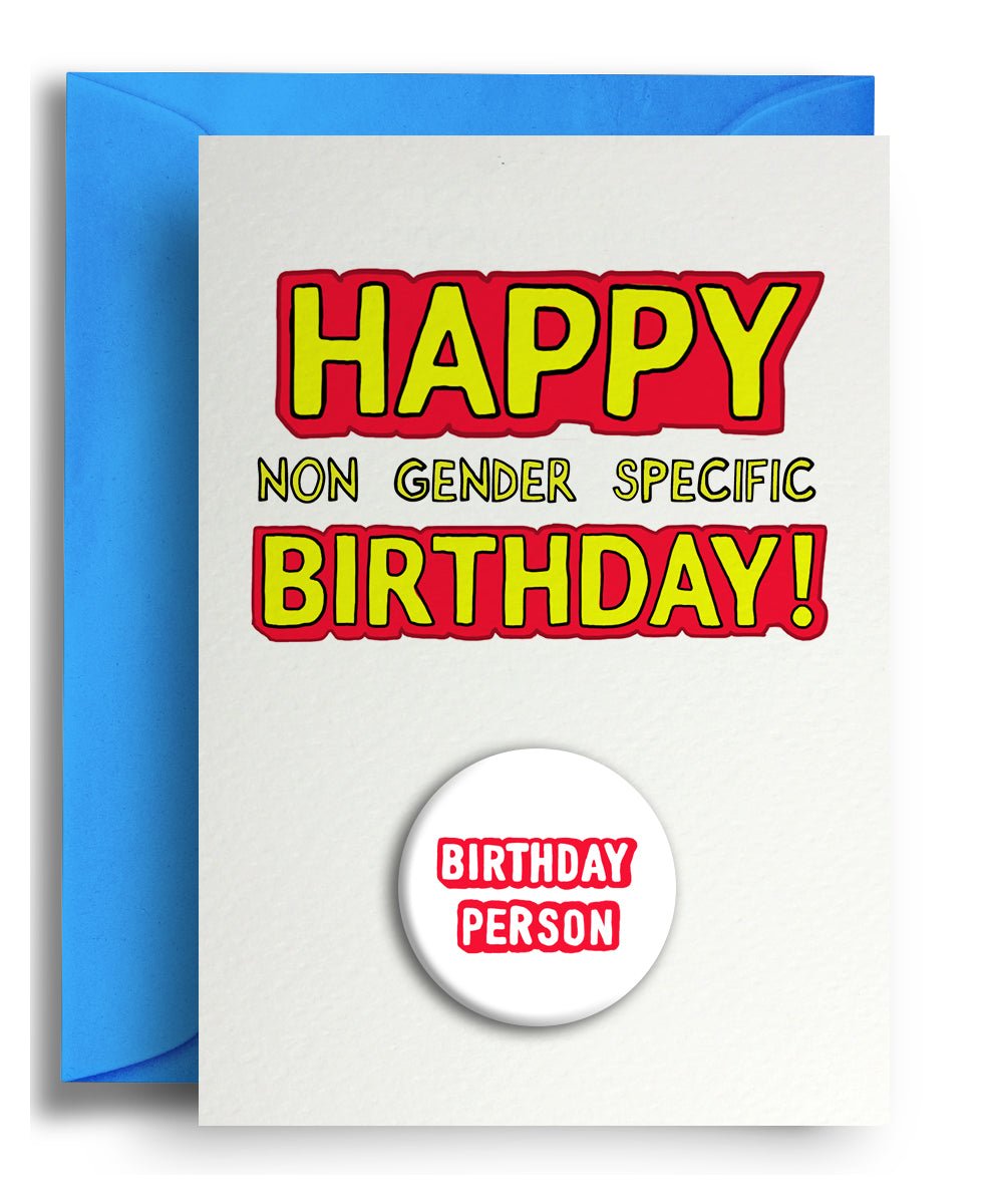 Non Gender Specific Birthday - Quite Good Cards Funny Birthday Card