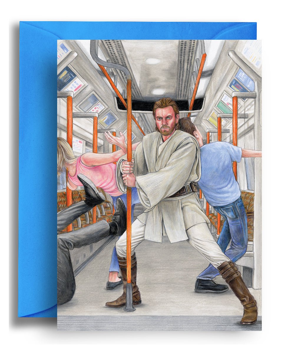 Obi-Wan Tube - Quite Good Cards Funny Birthday Card