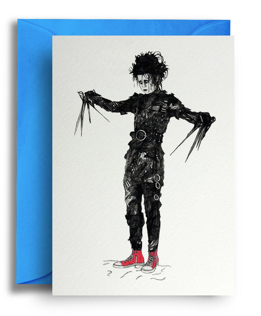 Scissor Hands - Quite Good Cards Funny Birthday Card