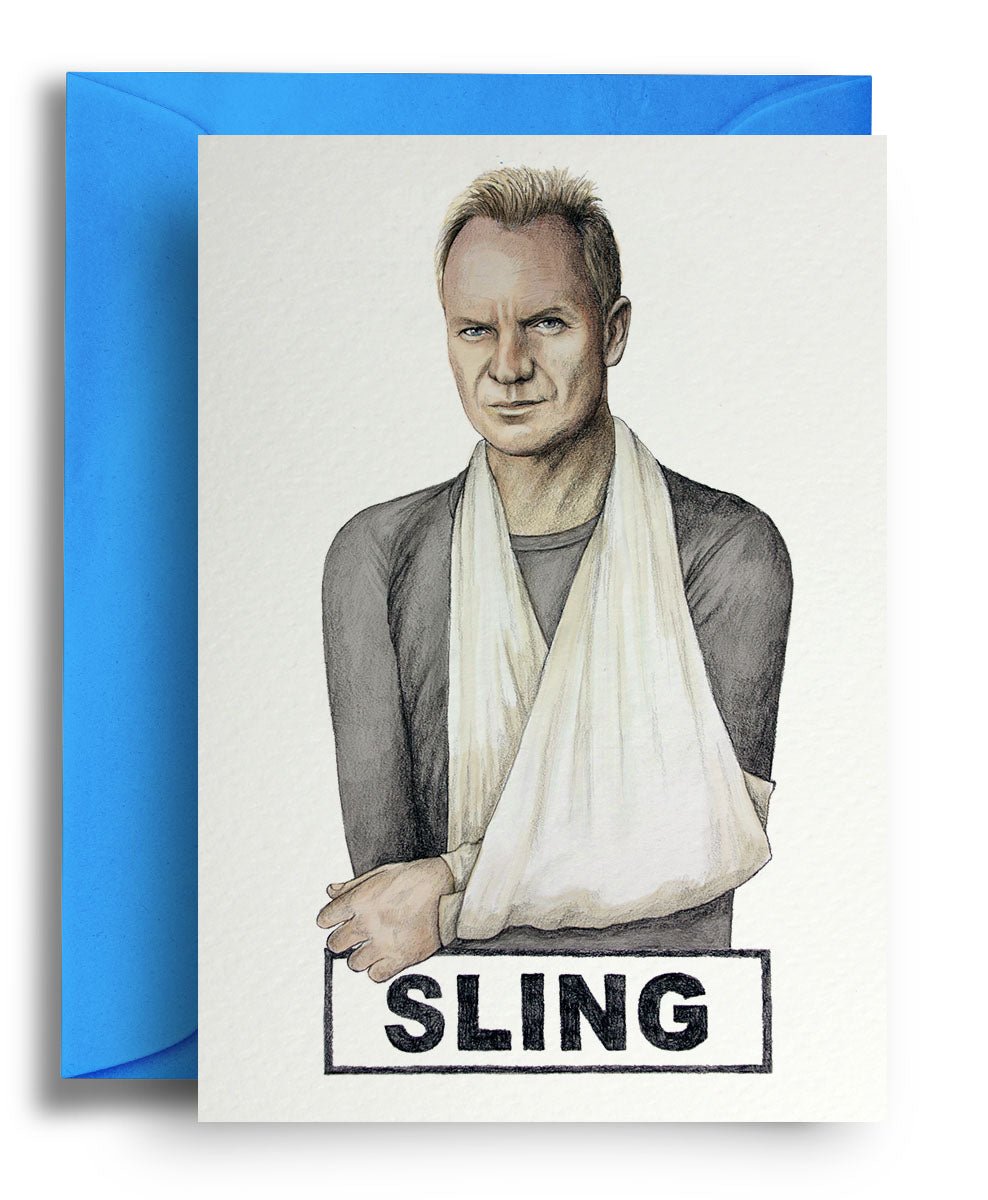 Sling - Quite Good Cards Funny Birthday Card