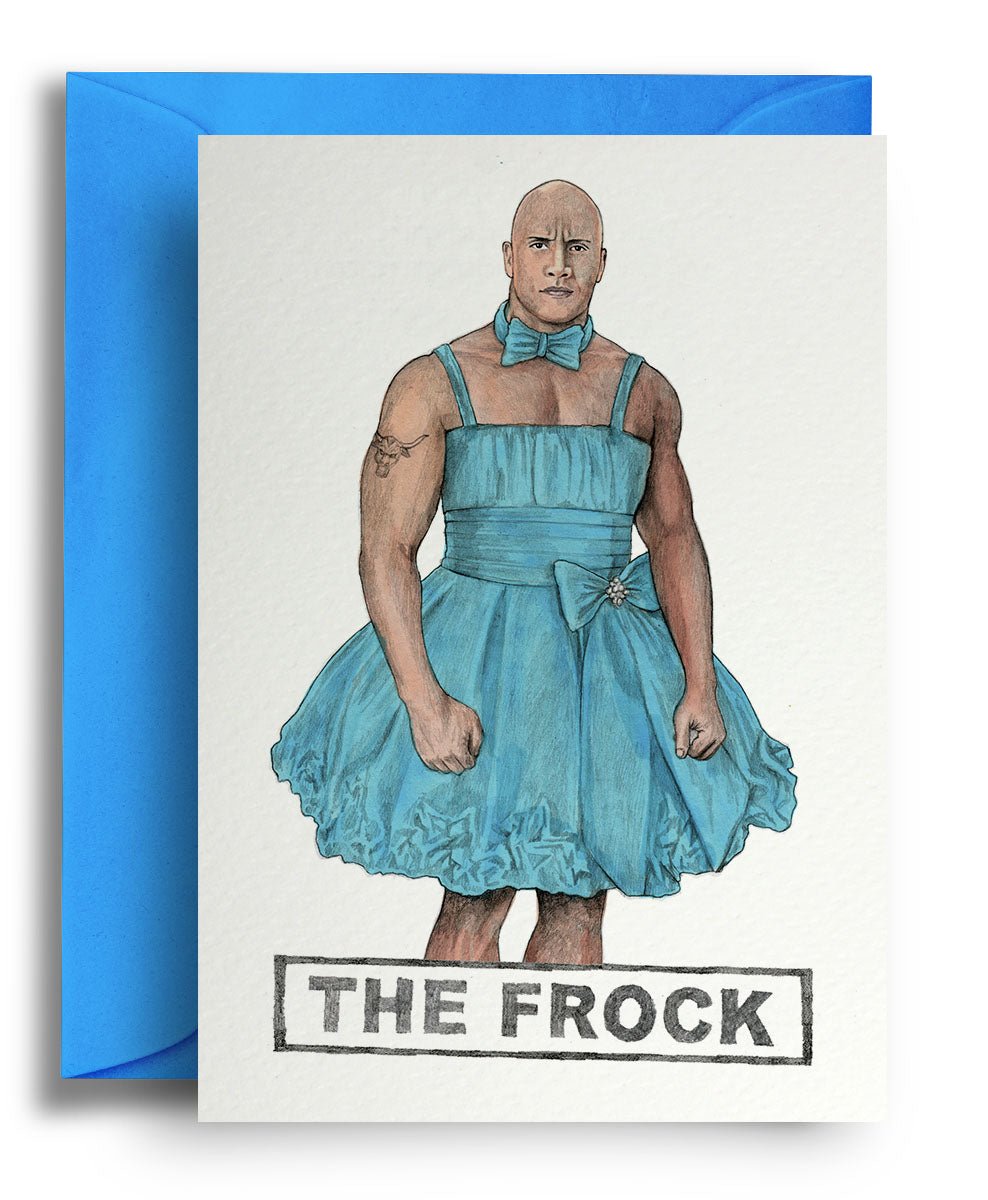 The Frock - Quite Good Cards Funny Birthday Card