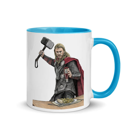 Thor Ketchup Ceramic Mug - Quite Good Cards Funny Birthday Card